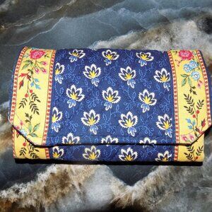 VERA BRADLEY MADISON BLUE TRIFOLD WALLET HTF